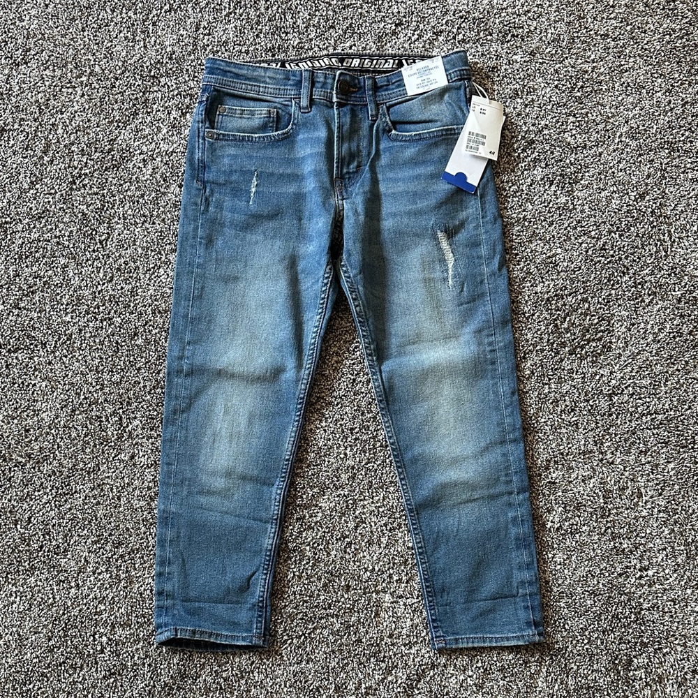 H&M Boy’s Distressed Blue Skinny Jeans